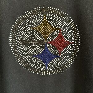 Pittsburgh Steelers Rhinestone Logo sweatshirt size 2X